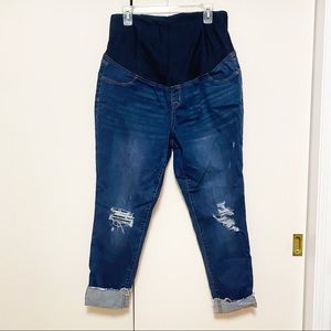 Isabel Maternity Jegging Skinny Jean Distressed 14